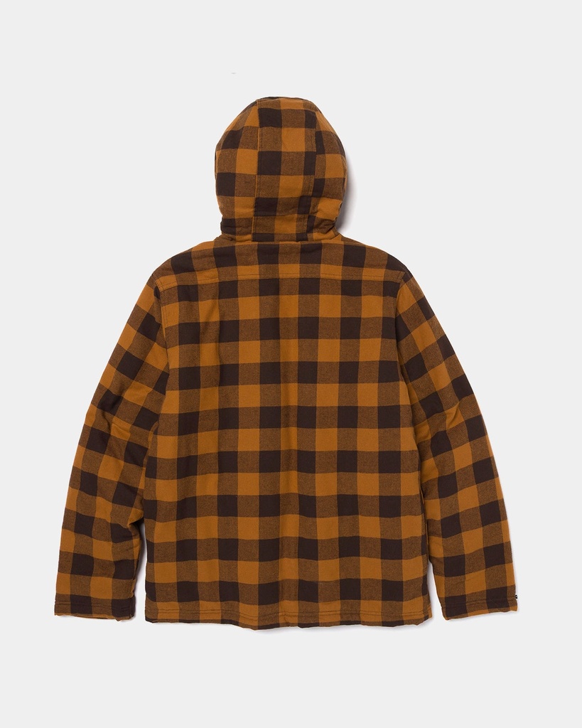 CAT Men's Hooded Flannel Shirt Jac 1