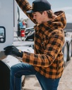CAT Men's Hooded Flannel Shirt Jac 3