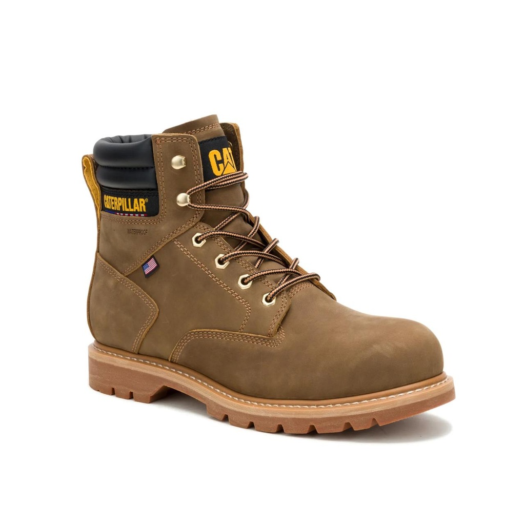 CAT Second Shift USA 6" Waterproof Steel Toe Work Boot 1