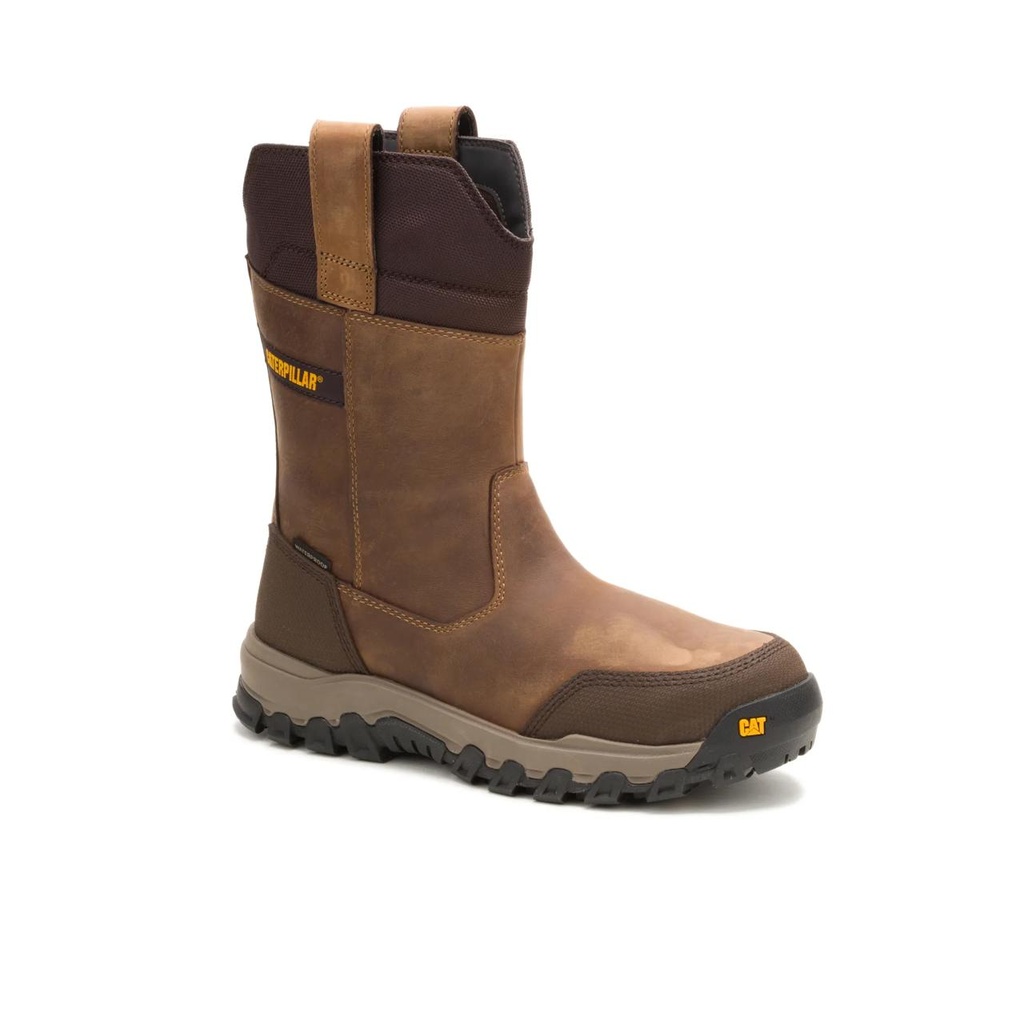 CAT Threshold Rebound Pull-On Waterproof Steel Toe Work Boot 1