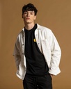 CAT Bull Denim Overshirt With Contrast Stitch 1
