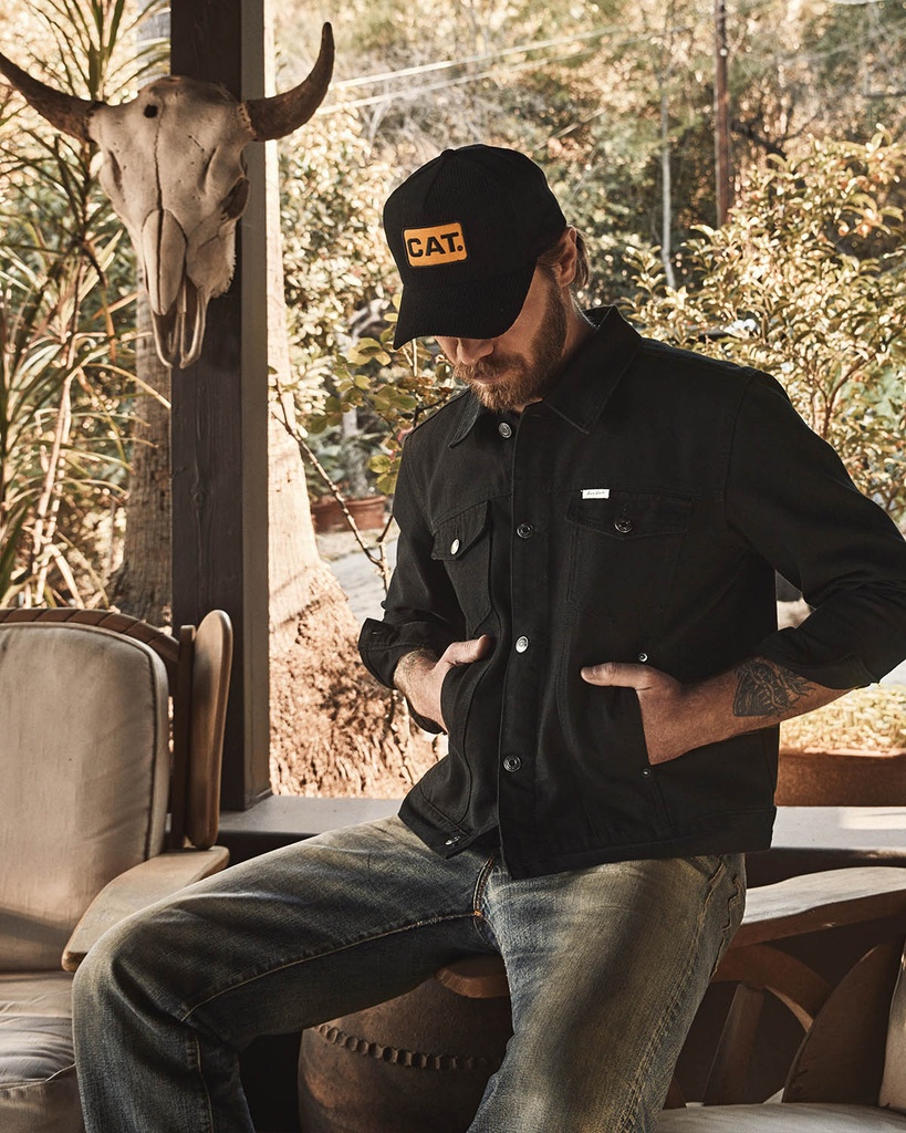 CAT Trucker Jacket Cat Wwr Designed By Avery Ranch Canvas 3