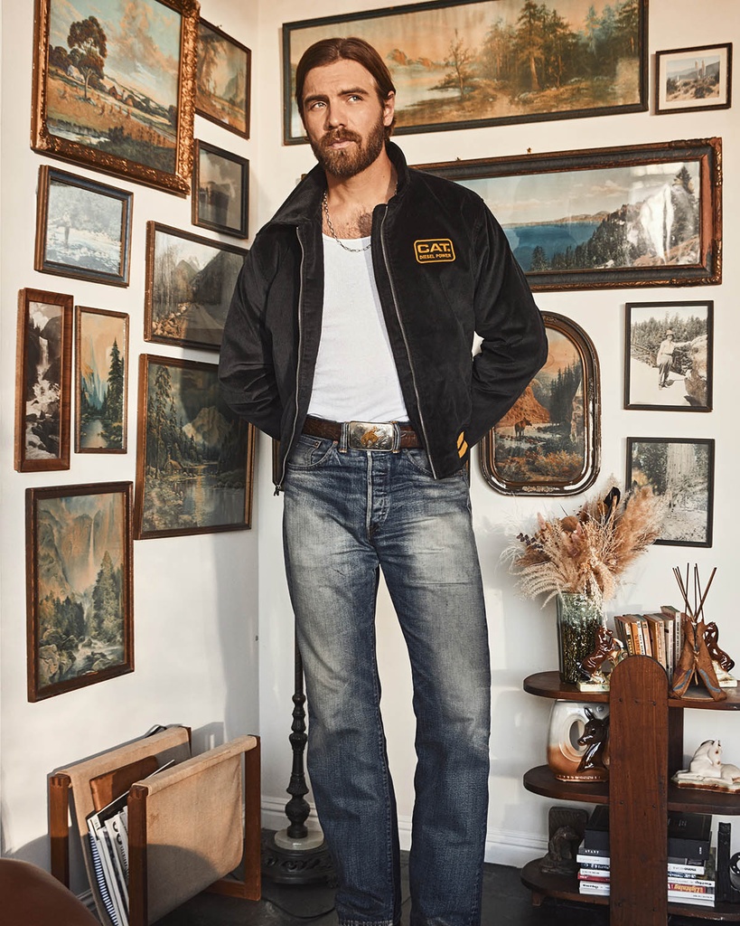 CAT Corduroy Bomber Jacket Cat Wwr Designed By Avery Ranch 3