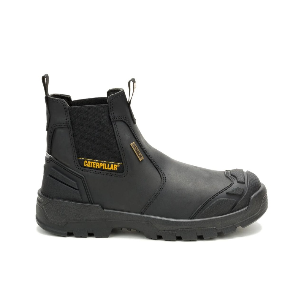 [CAT-60867M-P91818-UK5] CAT Striver XL Chelsea Waterproof Steel Toe Work Boot (Black, UK 5)