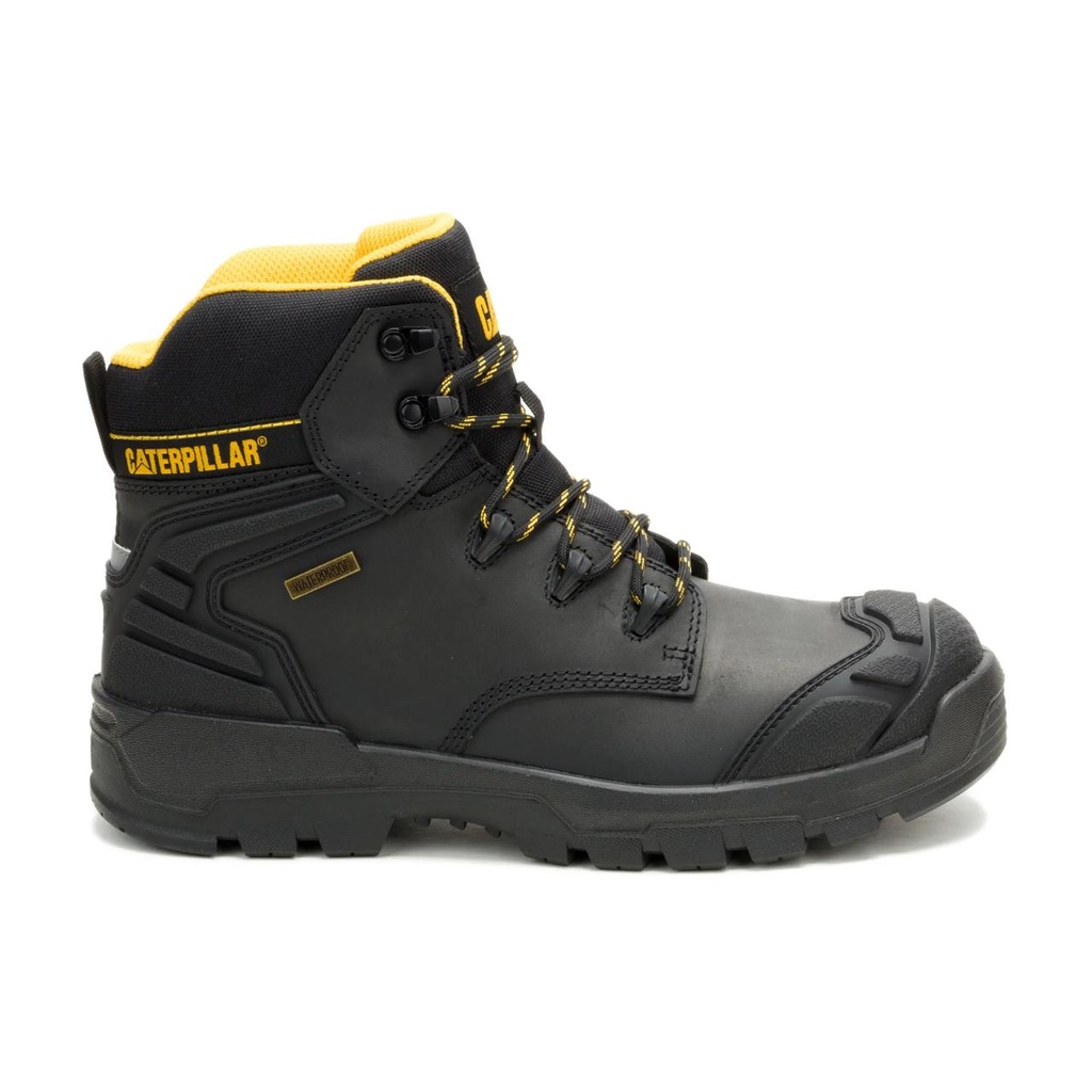 [CAT-60868M-P91815-UK5] CAT Striver XL Waterproof Steel Toe Work Boot (Black, UK 5)