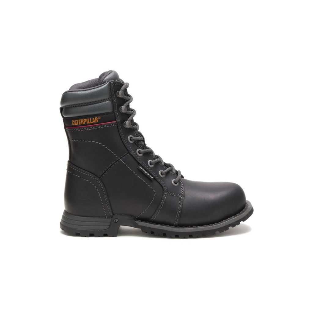 [CAT-22456W-P90899-UK3] CAT Echo Waterproof Steel Toe Work Boot (Black, UK 3)