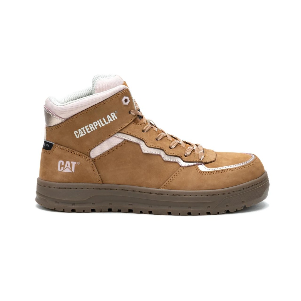 [CAT-60435W-P91618-UK3] CAT Streamline Court Mid Composite Toe Work Shoe (UK 3)