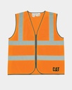 CAT Men's Hi-Vis Zip Safety Vest