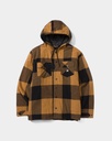 CAT Men's Hooded Flannel Shirt Jac