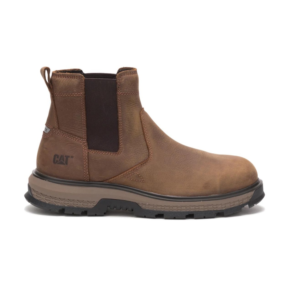 [CAT-52830M-P91369-UK6] CAT Exposition Chelsea Alloy Toe Work Boot (UK 6)