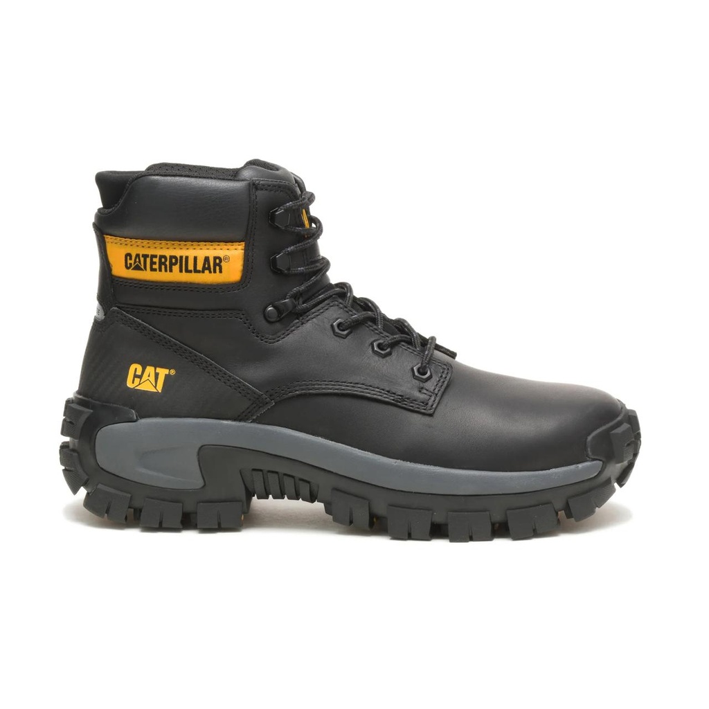 [CAT-48709M-P91287-UK6] CAT Invader Hi Steel Toe Work Boot (Black, UK 6)