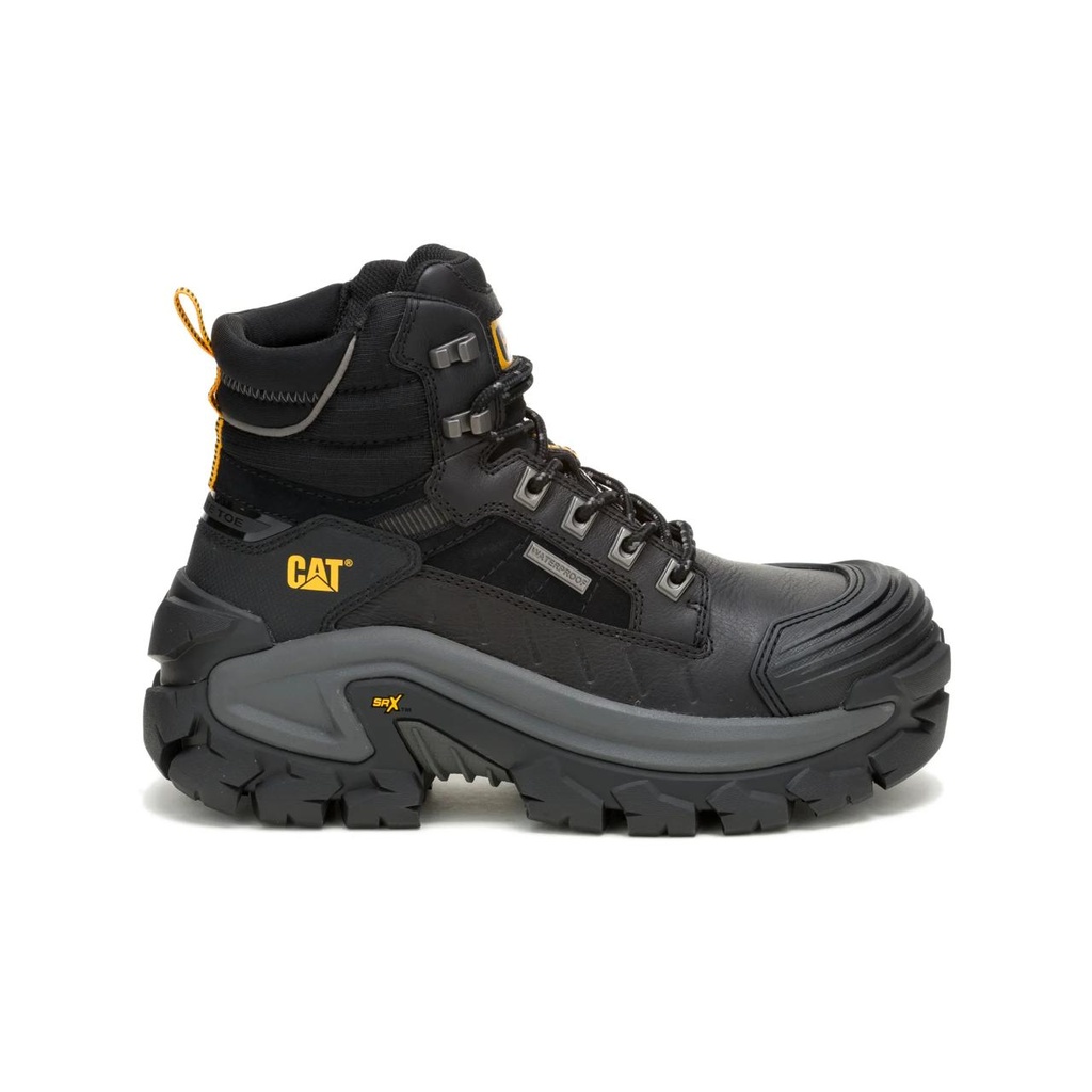 [CAT-59993M-P91728-UK6] CAT Invader Max 6" Waterproof Composite Toe Work Boot (Black, UK 6)