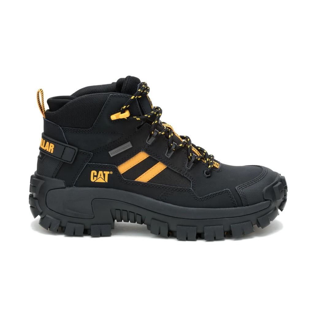 [CAT-60031M-P91756-UK6] CAT Invader Mid Vent Waterproof Composite Toe Work Boot (Black, UK 6)