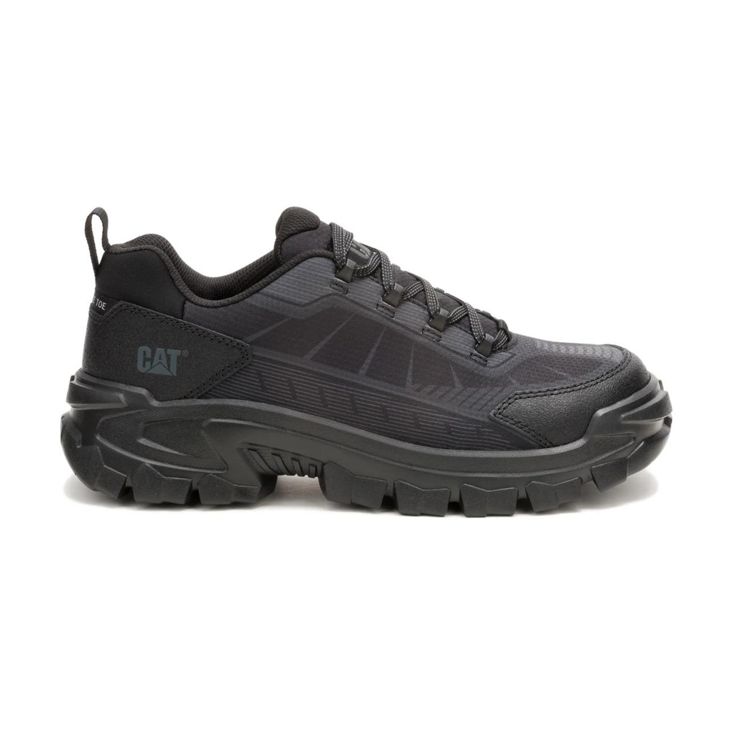 [CAT-60413M-P91766-UK6] CAT Invader Sport Lo Mesh Composite Toe Work Shoe (Black, UK 6)